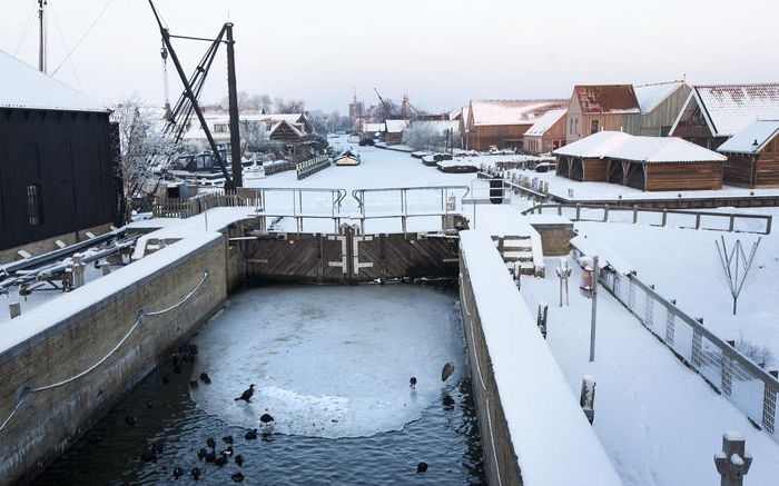 Sluis bij Workum. Foto ANP