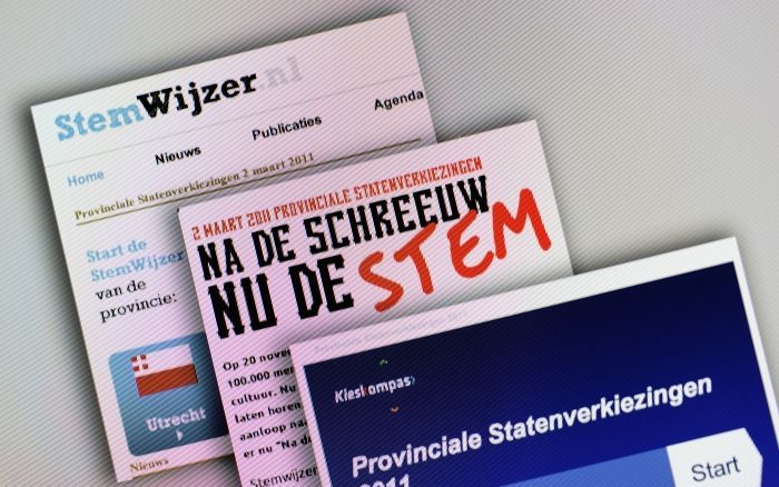 Stemwijzers. Foto ANP