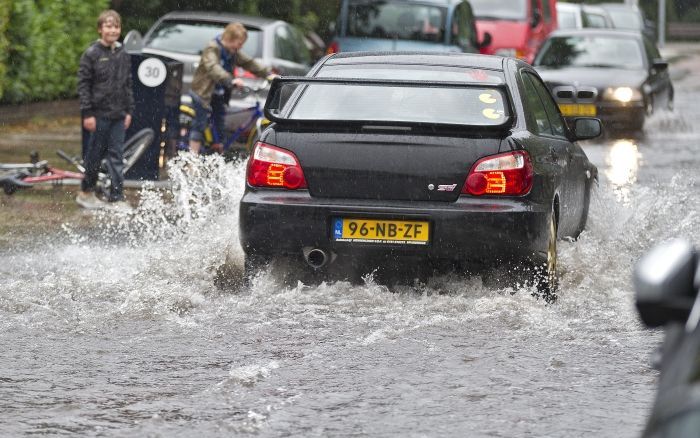 Wateroverlast in Haarlem. Foto ANP