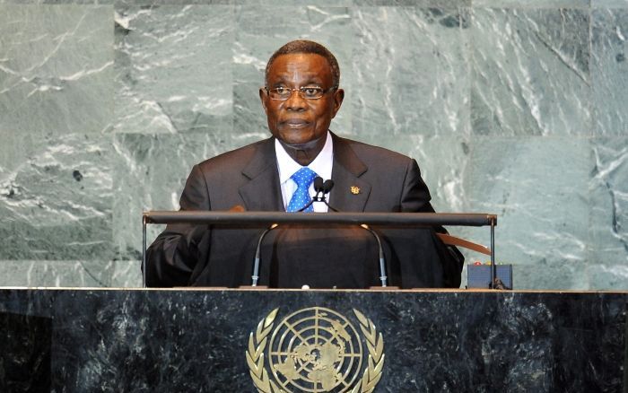 John Atta Mills, president van Ghana. Foto EPA