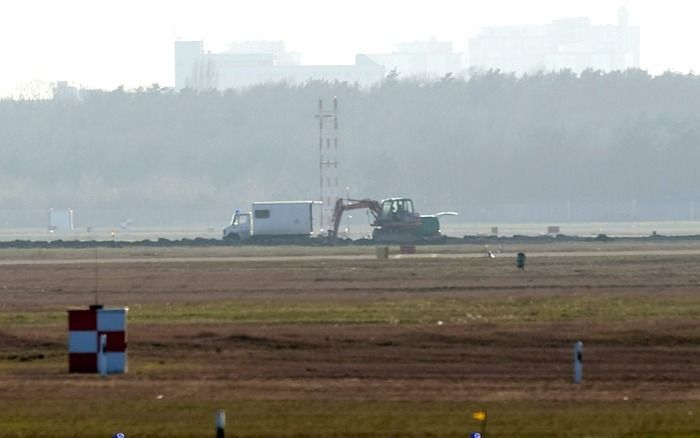 Onderzoek naar de WOII-bom. Foto EPA