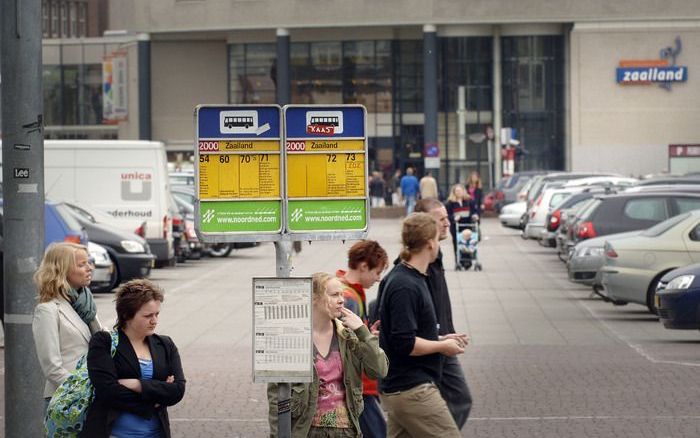 LEEUWARDEN (ANP) – De grootscheepse verbouwing van het Zaailandplein in de binnenstad van Leeuwarden gaat door, maar wordt flink duurder. Dat meldde woensdag wethouder Waanders (PvdA). Foto ANP