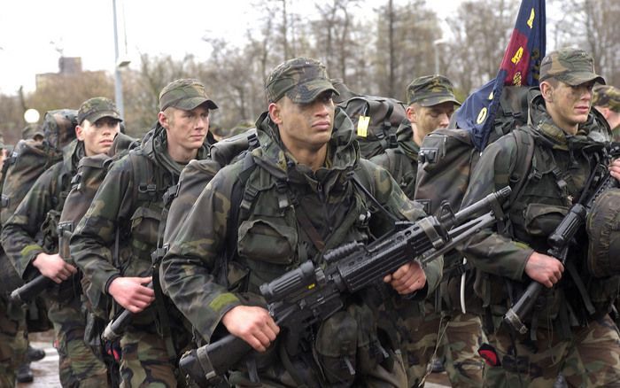 DEN HAAG - De Tweede Kamer steunt de uitzending van zestig mariniers naar het Afrikaanse Tsjaad als onderdeel van de Europese missie Eufor. Foto ANP