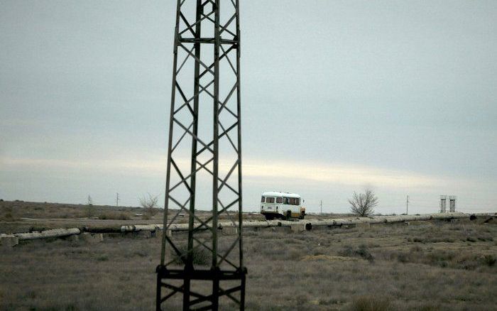 BAJKONOER - Beeld van de militaire lanceerbasis voor raketten in Bajkonoer, Kazachstan. Foto ANP