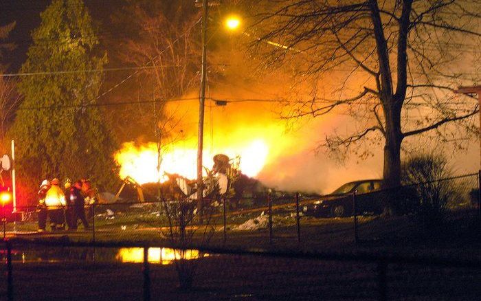 Bij de vliegtuigcrash bij Buffalo kwamen alle 49 inzittenden om het leven. Foto EPA