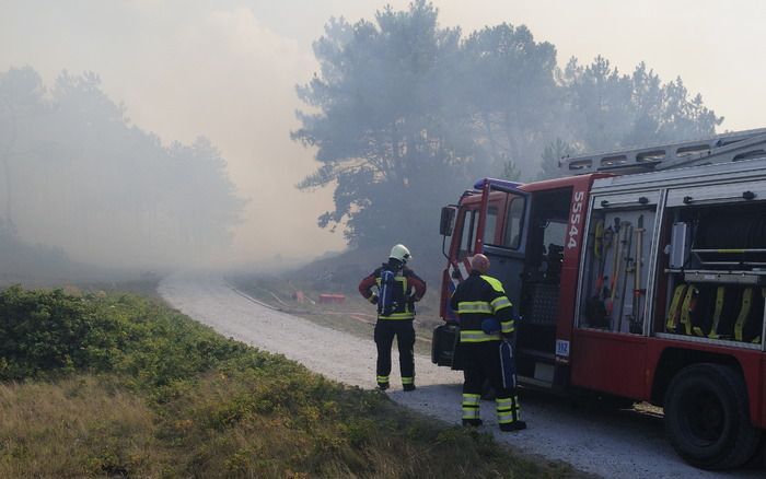 In de bossen van Schoorl woedde al een aantal maal eerder brand. Foto ANP