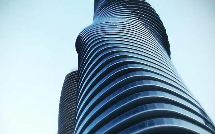 Absolute Towers in de Canadese stad Mississauga. Foto YouTube