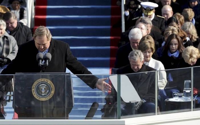 Rick Warren deed een gebed tijdens Obama’s eerste inauguratie. Foto EPA