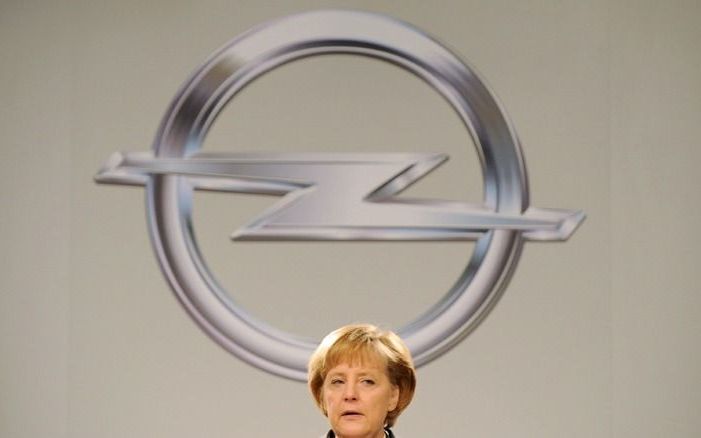 Bondskanselier Angela Merkel zal zich indien nodig bemoeien met de overname van Opel. Foto EPA