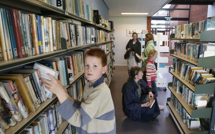 De kerkbibliotheek van de gereformeerde gemeente in Geldermalsen. Foto William Hoogteyling