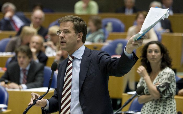 Rutte: nog lang niet regeren. Foto ANP