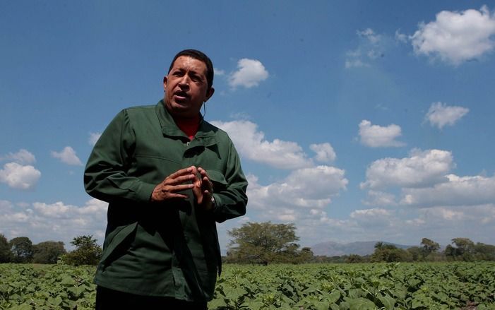 De Venezolaanse president Hugo Chàvez. Foto EPA