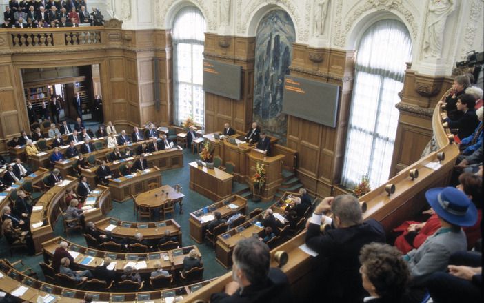 „Denemarken kent een lange traditie van minderheidsregeringen.” Foto: het Deense parlement.&#8194;beeld RD