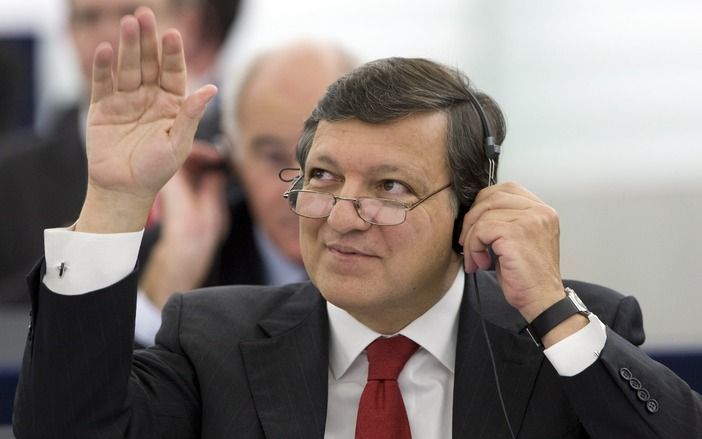 STRAATSBURG – Het Europees Parlement zal woensdag zo goed als zeker instemmen met de herbenoeming van José Manuel Barroso als voorzitter van de Europese Commissie. Foto EPA