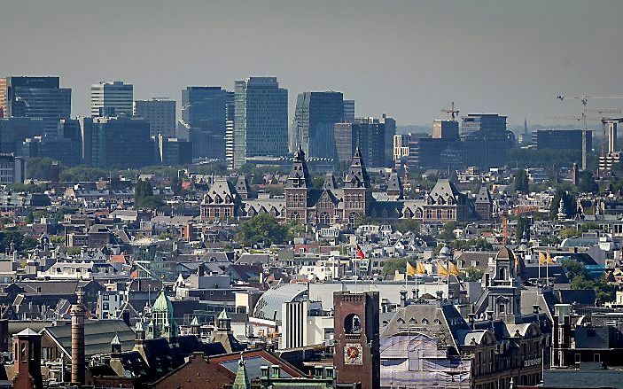 Zicht op Amsterdam. beeld ANP, Robin van Lonkhuijsen