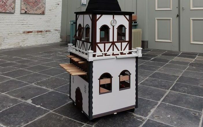 Prototype van het ”Doe-Carillon”. beeld Boudewijn Zwart