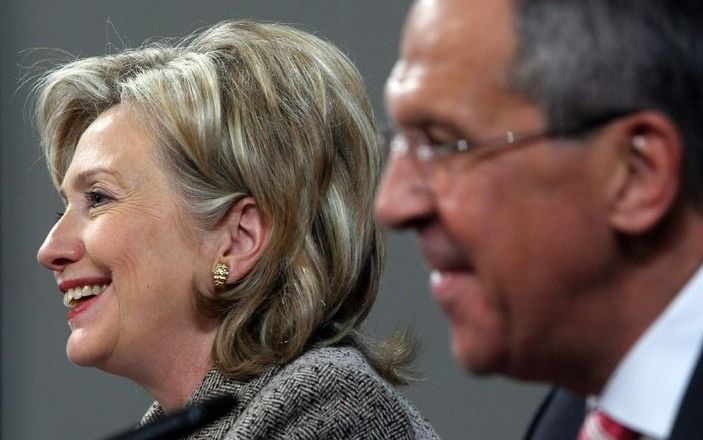 Clinton en Lavrov. Foto EPA.