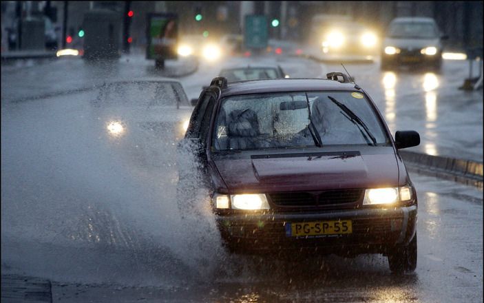 De auto speelt in het streven naar tijdsbesparing een grote rol. Foto ANP