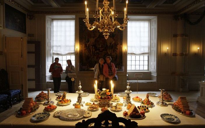 APELDOORN - Een kamer in paleis Het Loo, opgetuigd voor de kersttentoonstelling. Foto ANP