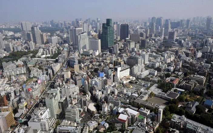 TOKIO - De skyline van Tokio. Foto EPA