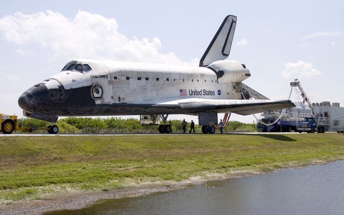 De spaceshuttle gaat op 31 mei 2010 voor het laatst de ruimte in. Dat maakte de Amerikaanse ruimteorganisatie NASA dinsdag bekend. Daarmee komt vier maanden eerder dan gepland een einde aan het tijdperk van de spaceshuttle. Foto EPA