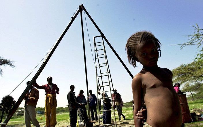 SHASHAMENI - Een waterput in de Ethiopische regio Oromia. Foto EPA