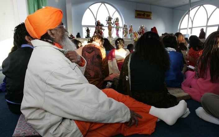 De Shree Raam Mandir in Wijchen. Foto ANP.