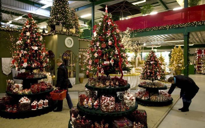 Winkeliers verwachten forse omzet met kerst. Foto ANP