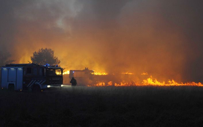 Duinbrand bij Schoorl. - Foto ANP