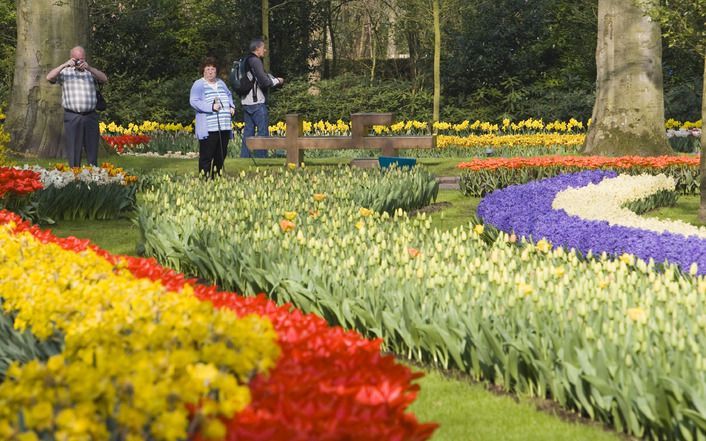 LISSE - De Keukenhof in Lisse. Lisse wil op termijn een gemeentelijke fusie. Foto ANP