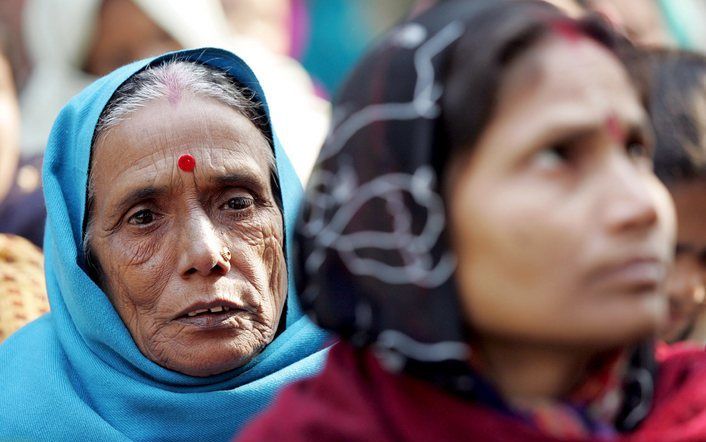 Nog eens drie christenen zijn omgekomen bij rellen tussen hindoes en christenen in India. Foto EPA