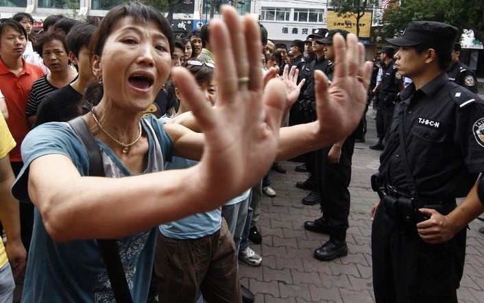 Begin juli hadden in de noordwestelijke provincie Xinjiang etnische rellen plaats. Foto EPA