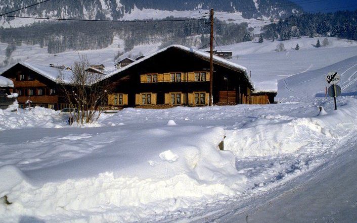 Winterweer in Oostenrijk. Foto ANP