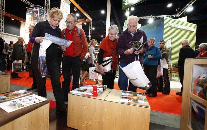 UTRECHT– Op de Vakantiebeurs in Utrecht zijn exposanten spontaan een actie begonnen om geld in te zamelen voor de slachtoffers van de aardbeving in Haïti. Foto ANP