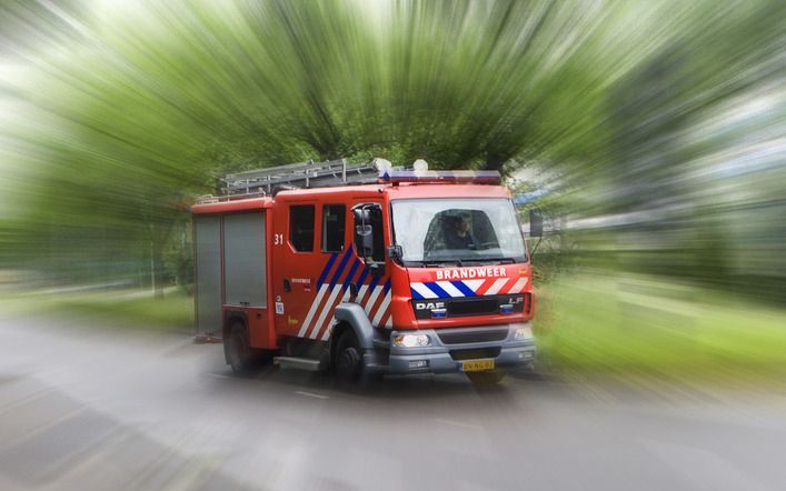 Brand in psychiatrische kliniek Amsterdam. Foto ANP