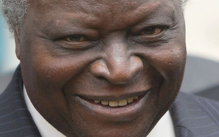 De Keniaanse president Mwai Kibaki heeft de doodstraf omgezet in levenslange celstraf. Foto EPA