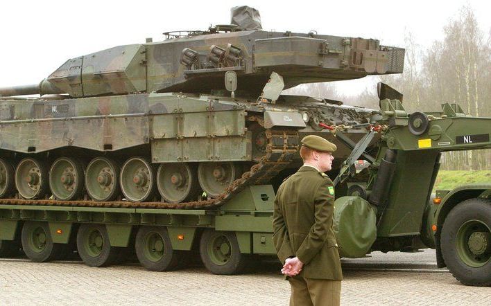 DELFT - Een Leopardtank. Foto ANP