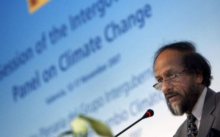 Rajendra Pachauri van het IPCC. Foto EPA