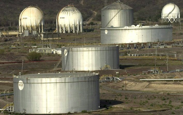 Een terminal van oliemaatschappij ExxonMobil. foto EPA