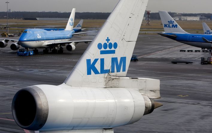 Luchtvaartmaatschappij Air France–KLM vindt de afschaffing van de vliegtaks door de regering „een verstandig besluit”. Foto ANP