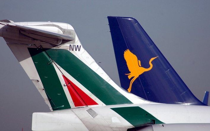 Air France-KLM krijgt het niet gemakkelijk met Alitalia. Foto EPA