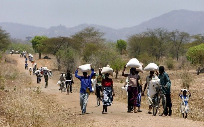 Familie A. W. van Bragt is uitgezonden naar Malawi. Foto EPA