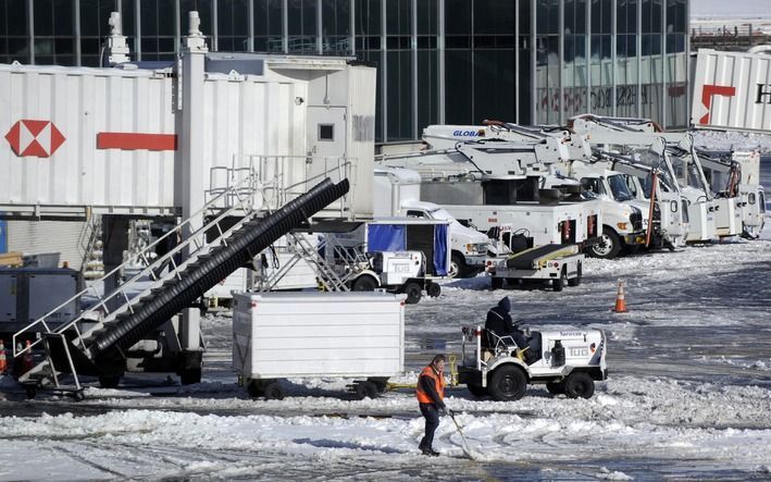 De luchthaven van La Guardia in Queens, New York. Foto EPA