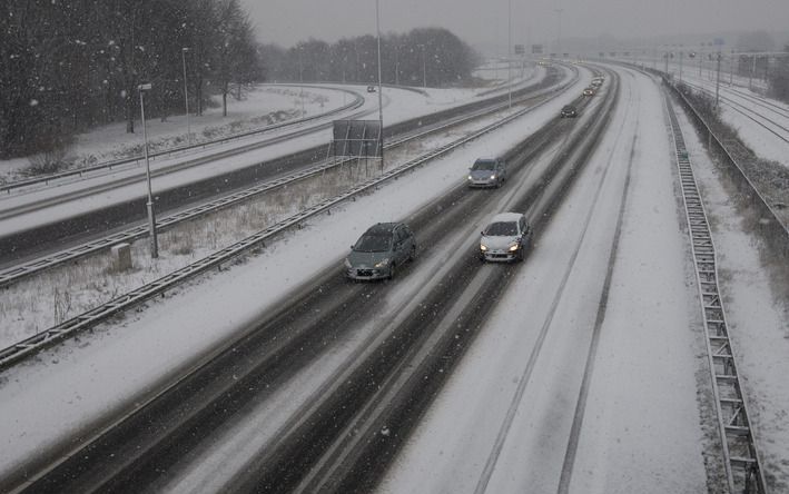 De vorstschade aan snelwegen valt mee, meldde Rijkskwaterstaat woensdag. Foto ANP