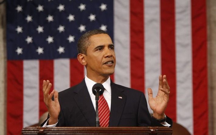 WASHINGTON – Twee van de drie Amerikanen die naar de toespraak van president Barack Obama hebben gekeken, staan achter zijn plannen voor het hervormen van het zorgstelsel. Foto EPA