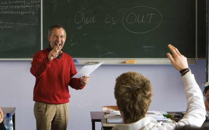 Leraren in het voortgezet onderwijs besteden in een gemiddelde werkweek 38 procent van hun tijd aan lesgeven. Dat staat in een rapport dat woensdag op de site van het ministerie van Onderwijs is gepubliceerd. Foto ANP