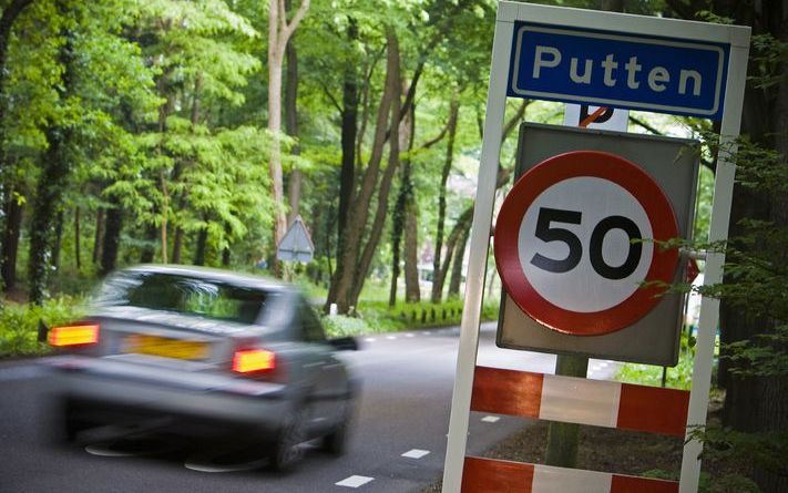 De inwoners van de gemeente Putten hebben zelf bepaald welk kunstwerk komt te staan op de rotonde van de Voorthuizerstraat, de Harderwijkerstraat, de Verlengde Dorpsstraat en de Postweg. Foto ANP