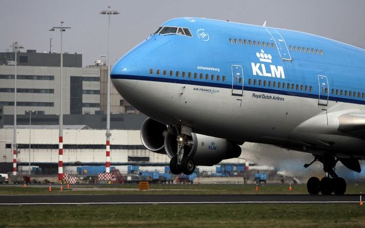 KLM verhoogt de brandstoftoeslag op de tickets met 4 euro per traject. Foto ANP