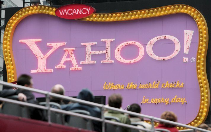 De winst van Yahoo is fors afgenomen. Foto EPA