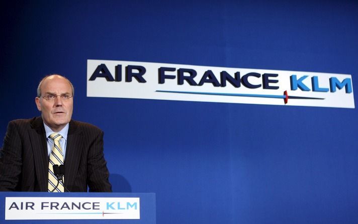 Air France–KLM heeft 700 miljoen euro opgehaald met de uitgifte van een obligatielening. De belangstelling van investeerders was groot; de Frans–Nederlandse luchtvaartmaatschappij had een uitgifte van een lening beoogd van 500 miljoen euro. Foto EPA